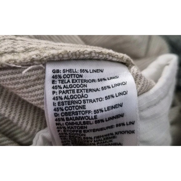 The North Face Women's Linen Cotton Utility Pants Beige Drawstring Size 8 - Picture 4 of 6